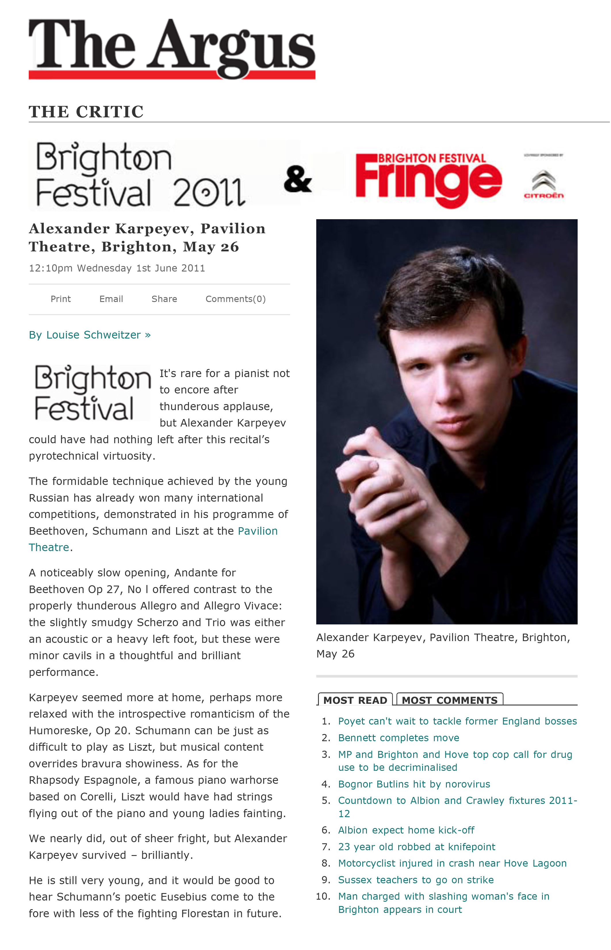 BRIGHTON FESTIVAL (2011)